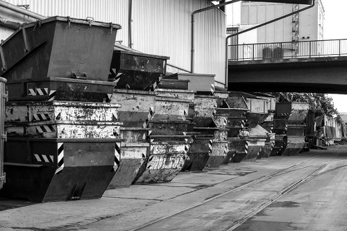 Moving vans parked in Shepherd's Bush