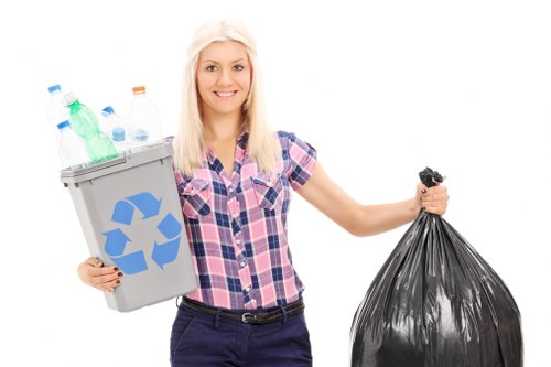 Organized steps of office clearance service