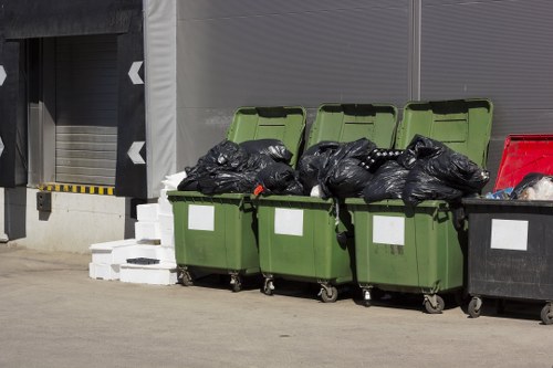 Eco-friendly office clearance process with recycling